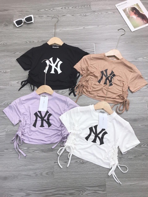 Áo thun croptop thêu hoa bông cúc ( hình thật kèm video) | BigBuy360 - bigbuy360.vn