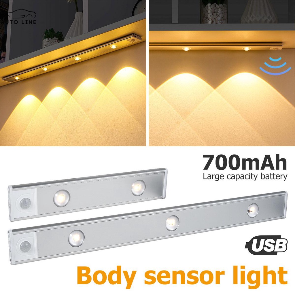Đèn LED 3 Chế Độ Gắn Tường Cảm Biến Chuyển Động Chạy Pin 700mAh C0835