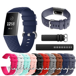 Dây đeo silicon thể thao cho đồng hồ thông minh fitbit charge 3 / charge 4