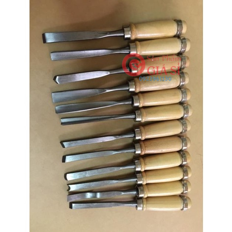 BỘ DỤNG CỤ 12 CẬY ĐỤC - TIỆN GỖ CAO CẤP ❤️freeship❤️