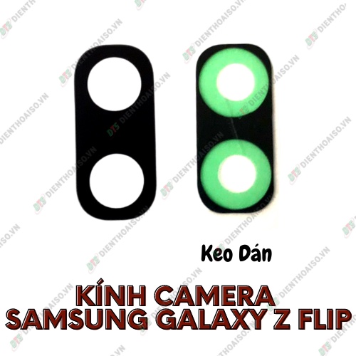 Kính camera samsung zflip sẵn keo dán