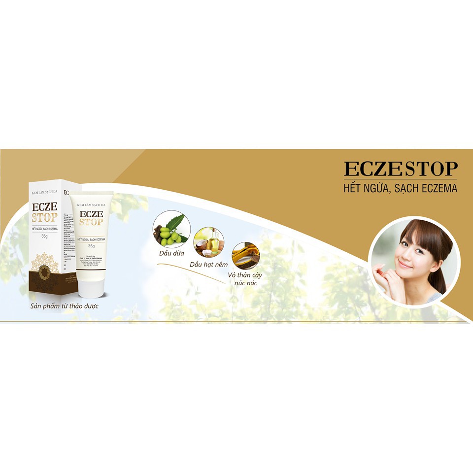 Eczestop - Dùng Cho Bệnh Nhân Mắc Các Bệnh Eczema TUÝP 35GRAM