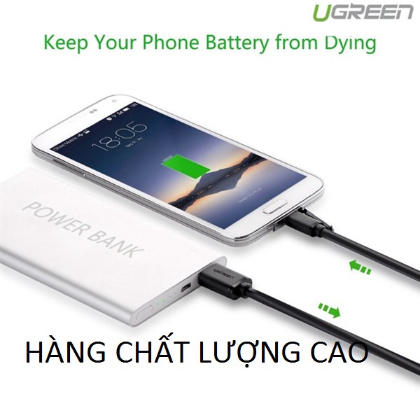 Cáp Micro USB Ugreen 10837 CHÍNH HÃNG