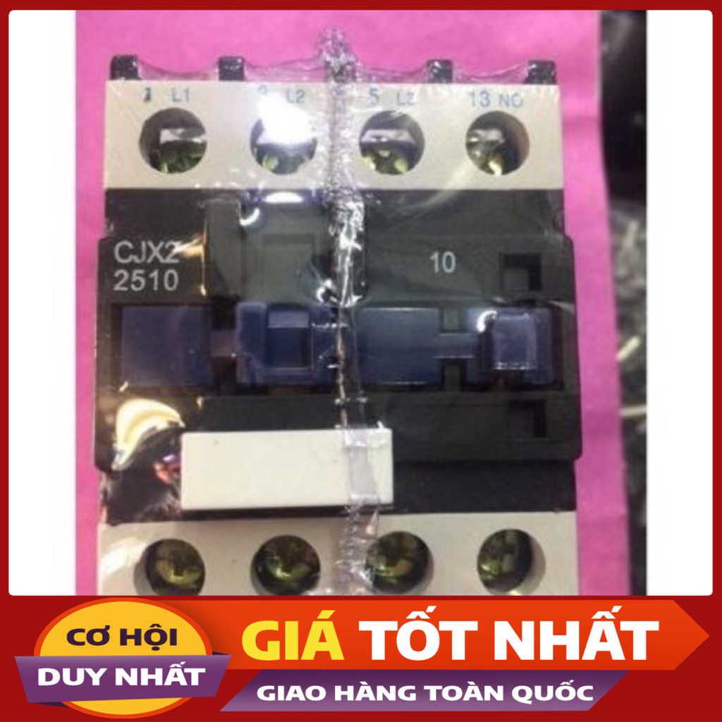 Khởi động từ CJX2  2510-220v và 380v 50/60 Hz