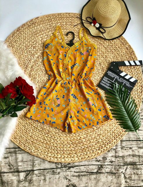 Jump hoa hai dây viền ren, kèm hình thật