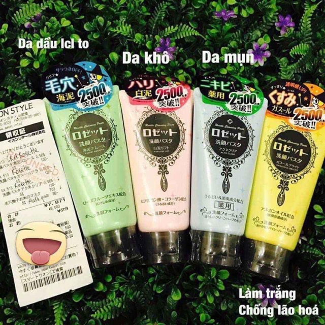 Sữa rửa mặt ROSETTE