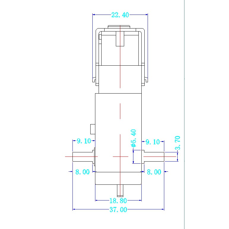 Động Cơ Motor DC 3v-6v làm robot - 7F10