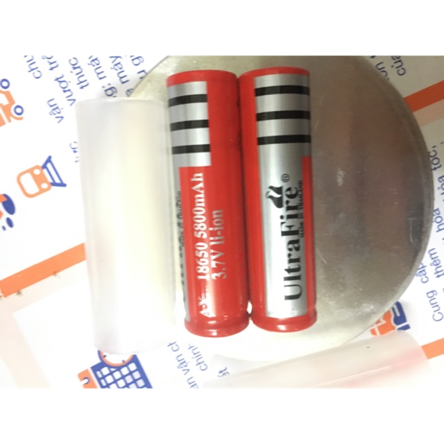Pin sạc 18650 (3.7V) ultrafire 18650 dung lượng cao 4800mAh