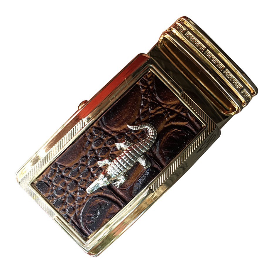 Thắt Lưng Nam 2019 Da Bò 100% Vân Cá Sấu Khóa Hợp Kim Không Rỉ ( Dây Lưng, Dây Nịt ) | BigBuy360 - bigbuy360.vn