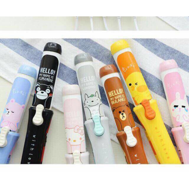 Máy là và uốn tóc mini 2 trong 1 hoạt hình và trái cây