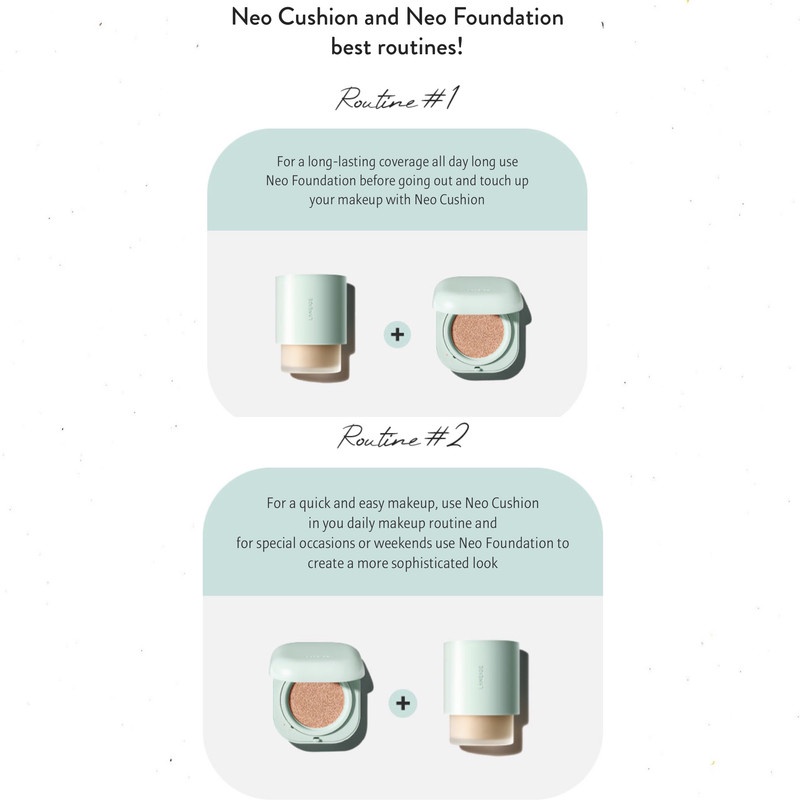 Neo Cushion  / Bộ sạc lại 15g / Neo Foundation 30ml