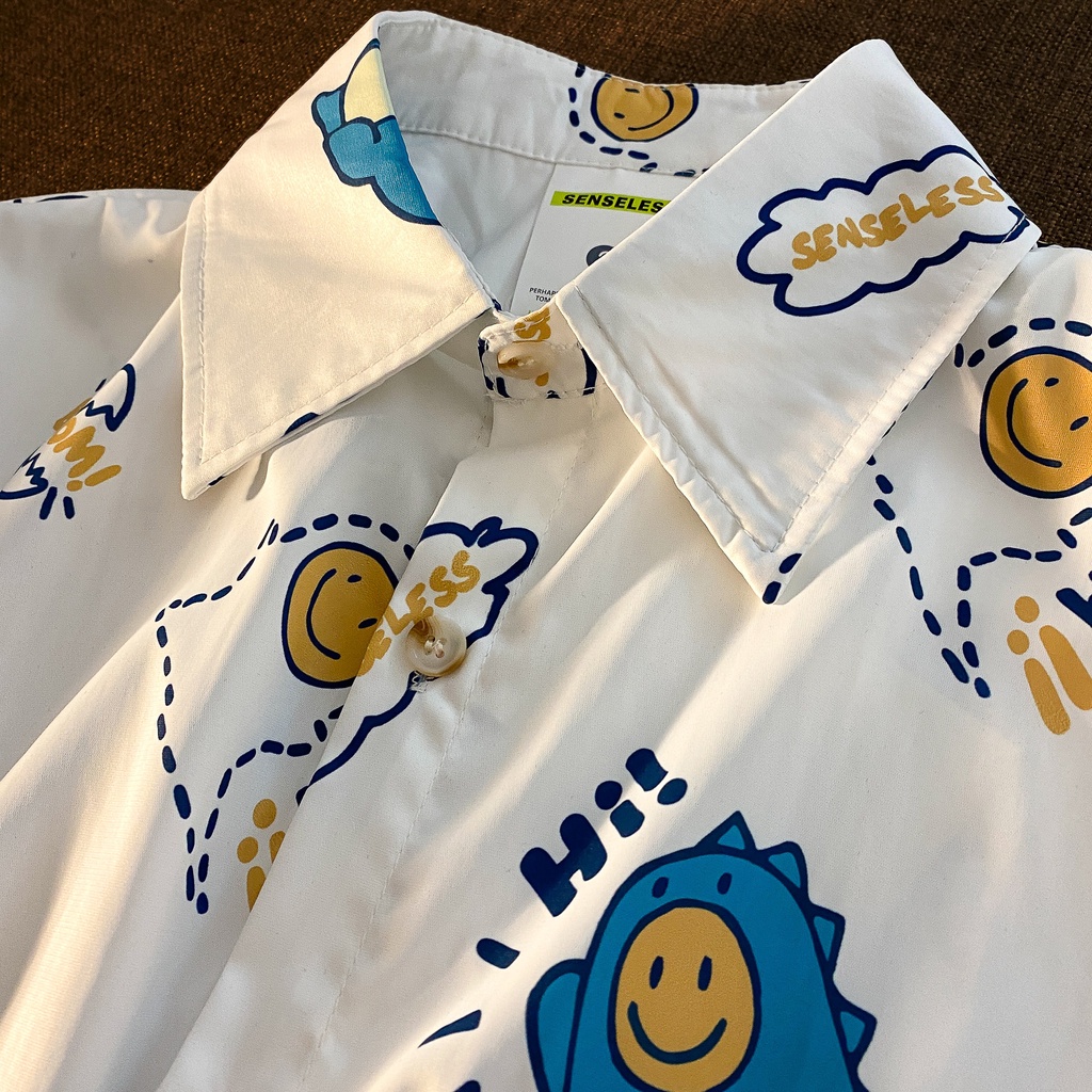 Áo Thun Tay Ngắn In Hình Khủng Long Thời Trang Hàn Quốc Dành Cho Nữ