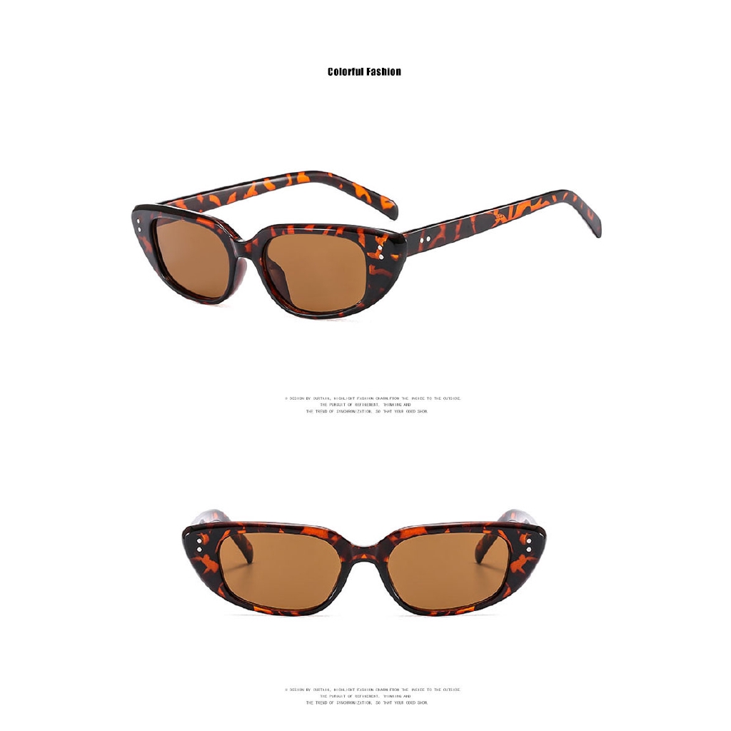 Kính mát mắt mèo bản nhỏ phong cách thời trang Tây phương dành cho nam và nữ