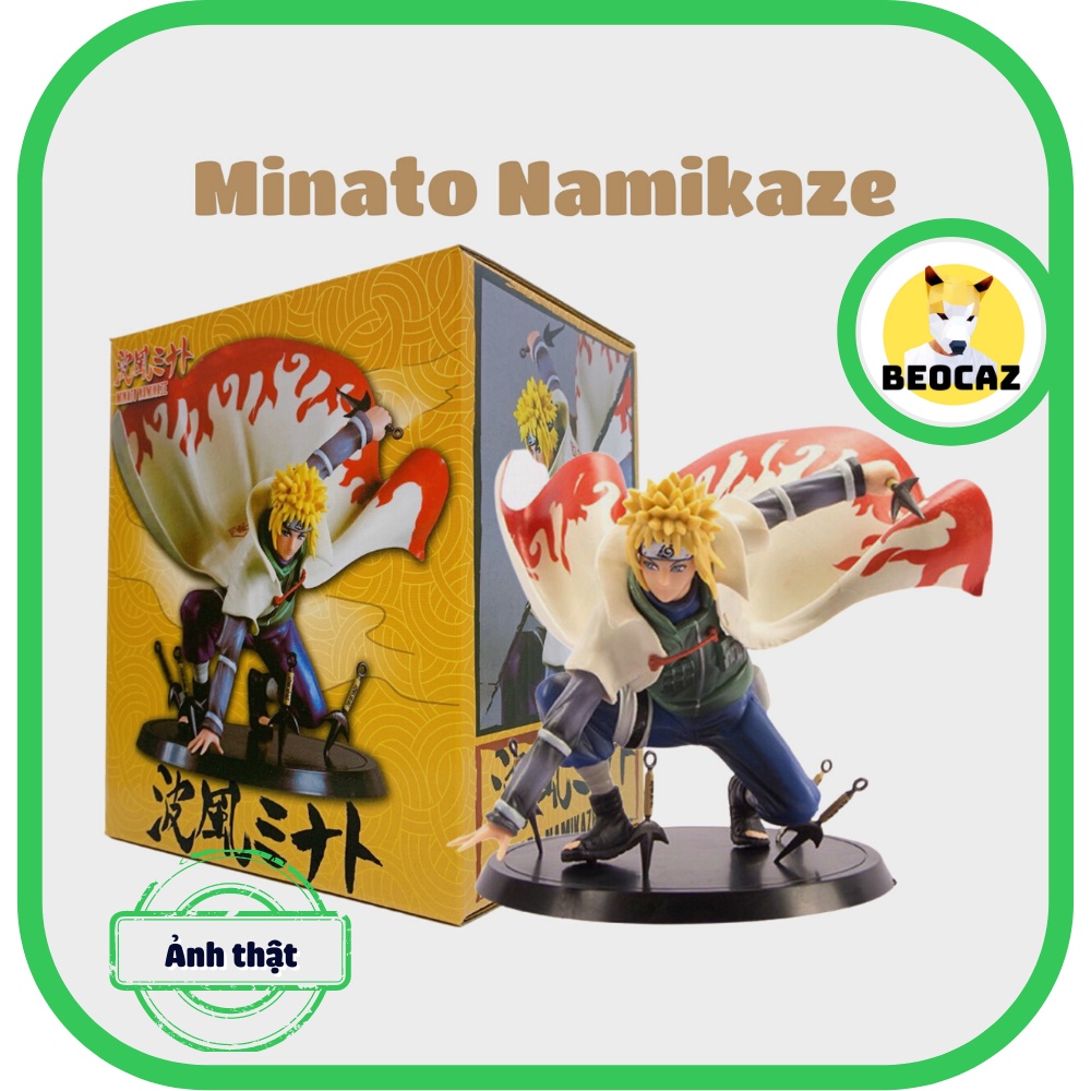 [Full Box] Mô hình Namikaze Minato Đệ tứ 15 cm bền màu, nhựa an toàn - Đồ chơi Naruto