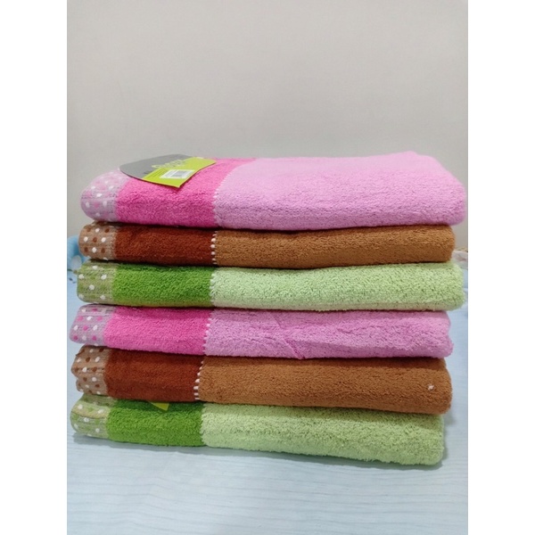 [THANH LY] khăn tắm xuất Đức 70x140cm màu hồng 500gr