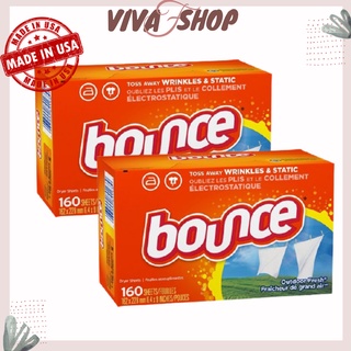 Khăn giấy thơm quần áo bounce outdoor fresh 160 tờ
