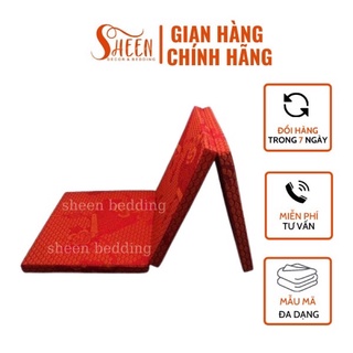 ĐỆM XỐP PE bọc gấm 1m6x2m gấp 3 đủ các kích thước