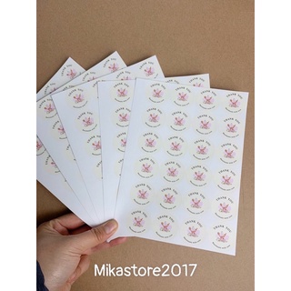 [ Sẵn ] Set 8 Tờ Tem Dán Thank You Size 3cm