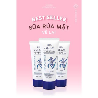 Auth Nhật🍀Sữa Rửa Mặt Trắng Da Hatomugi Naturie 130g