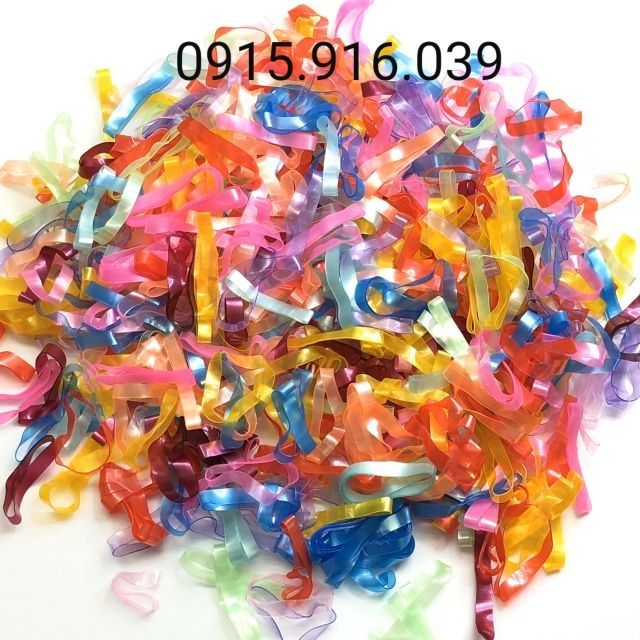 Thun cột tóc 100 gam size lớn. Loại 1 Bền và Chắc. Thun buộc tóc