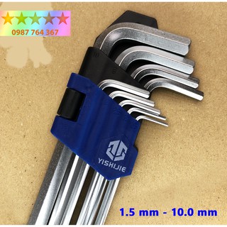 Bộ lục giác đầu bi 9 món