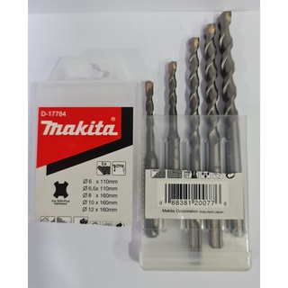 Mũi khoan bê tông makita sds-plus 5cái/bộ d-17784