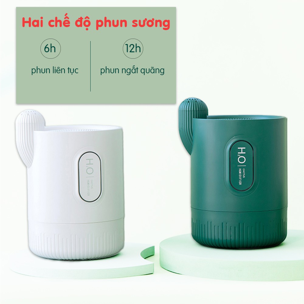 Máy xông tinh dầu khuếch tán hương thơm PIN SẠC – Máy phun sương tạo ẩm - BH 3 tháng - Mian Mart