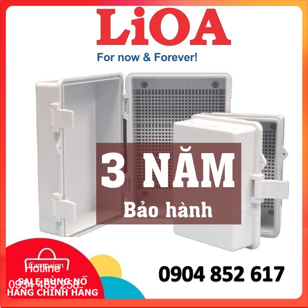 💥Chính Hãng💥 Tủ điện nhựa LIOA ABS chống cháy, chống nước, JL - 00C: 235x178x120; JL - 00B [Bảo hành dài hạn]