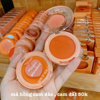 MÁ HỒNG MAGIC BLUSHER MÀU CAM ĐÀO , CAM ĐẤT SIÊU XINH