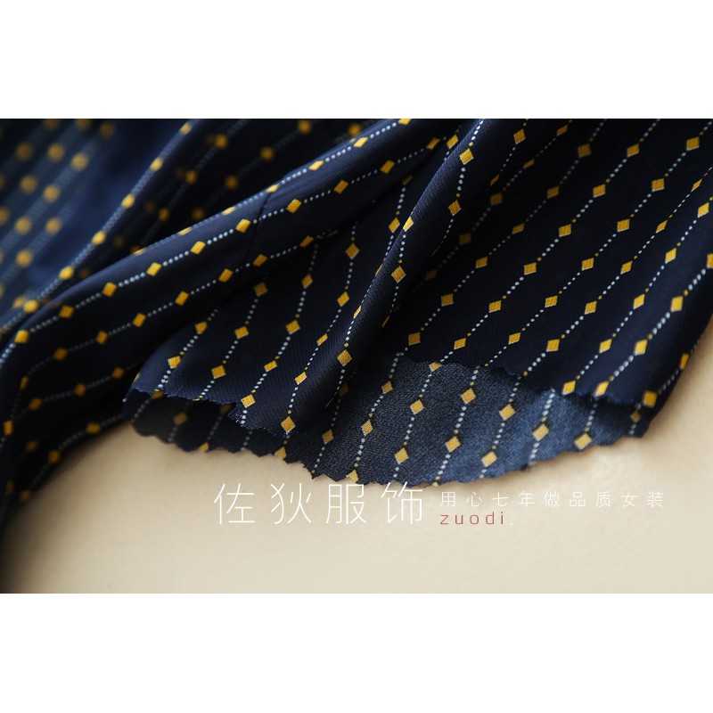 Áo voan kiểu cổ nơ vải chiffon big size