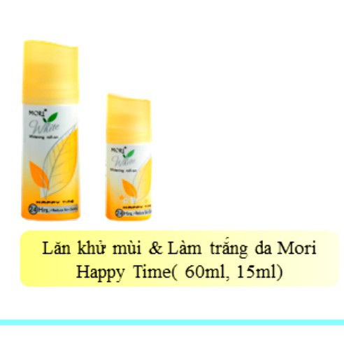 Lăn khử mùi dưỡng trắng da hương nước hoa Mori nhập khẩu chính hãng Hàn Quốc 60ml