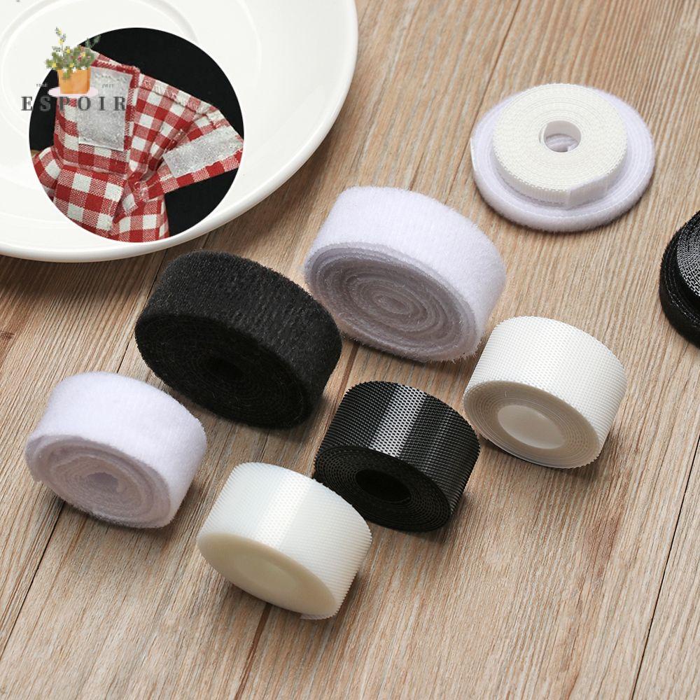 Miếng Dán Quần Áo Búp Bê Màu Trắng / Đen Rộng 6 / 8 / 20mm