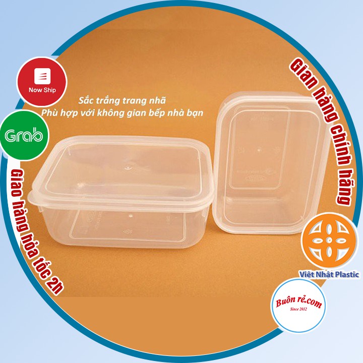 Hộp nhựa trữ đông đồ ăn dặm 160ml/300ml/500ml -Hộp đựng thức ăn Việt Nhật (MS:6685-1/6685-2/6685-3) -Buôn rẻ 01285