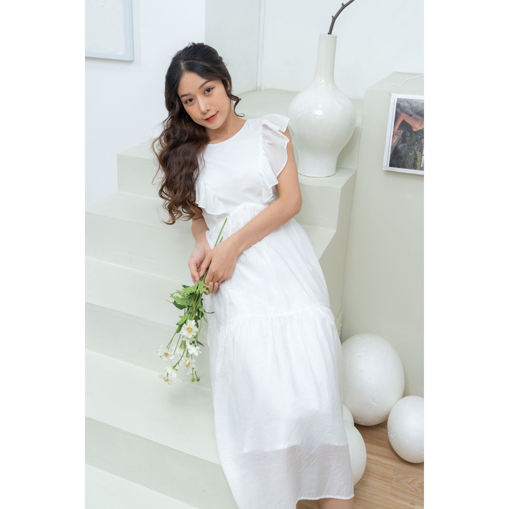 MINX - Đầm Alyssa Shoulder Ruffle Dress