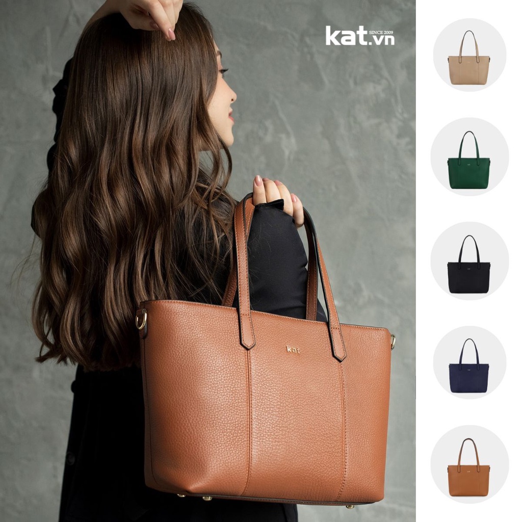 Túi tote da thật cao cấp Kat - Rosie
