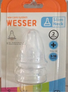 Bình sữa và núm Wesser cổ hẹp 60ml/140ml/250ml