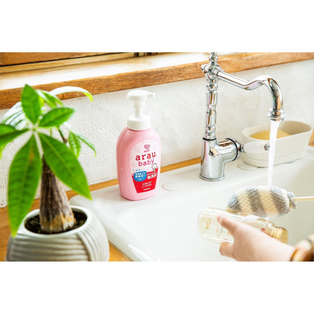 NƯỚC RỬA BÌNH ARAU BABY MUA BÌNH TẶNG TÚI