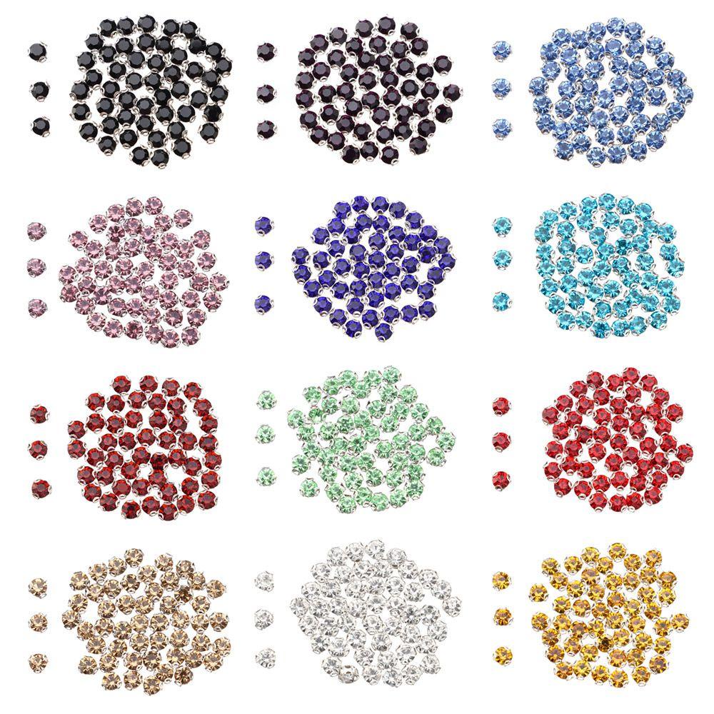 BEBETTERM Set 50 Nút Nhựa Mini 4mm May Quần Áo Búp Bê