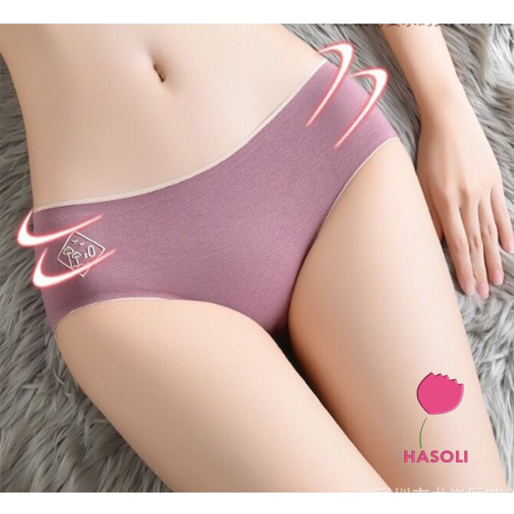 Quần Lót Nữ Cotton Nhật Cao Cấp O2 Không Đường May 2 Viền S26