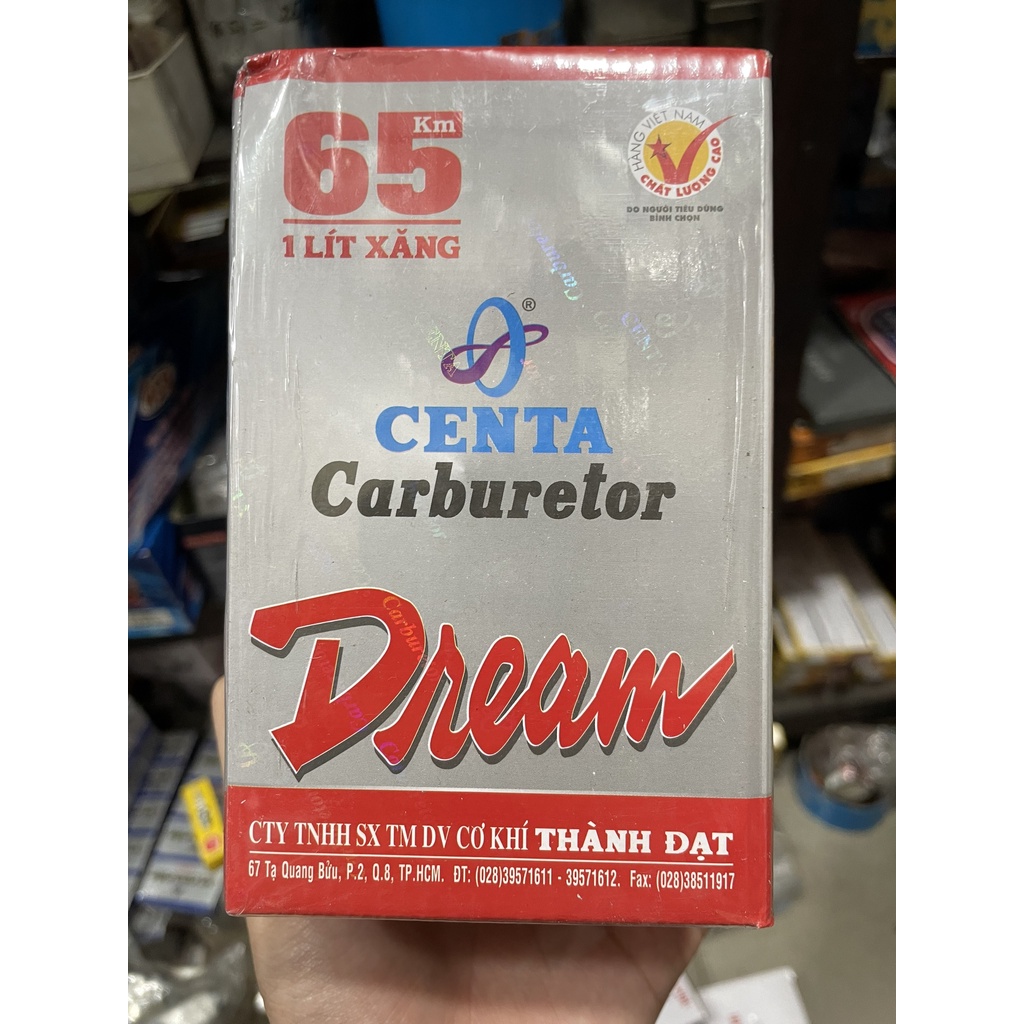 Chế hòa khí, bxc Dream 100cc, Wave nhỏ 100cc hãng CENTA