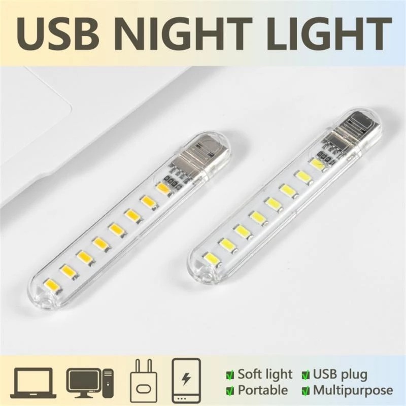 Đèn Led 3 Bóng Khẩn Cấp Tiết Kiệm Năng Lượng Kèm Cáp Sạc USB Tiện Dụng Cho Bé