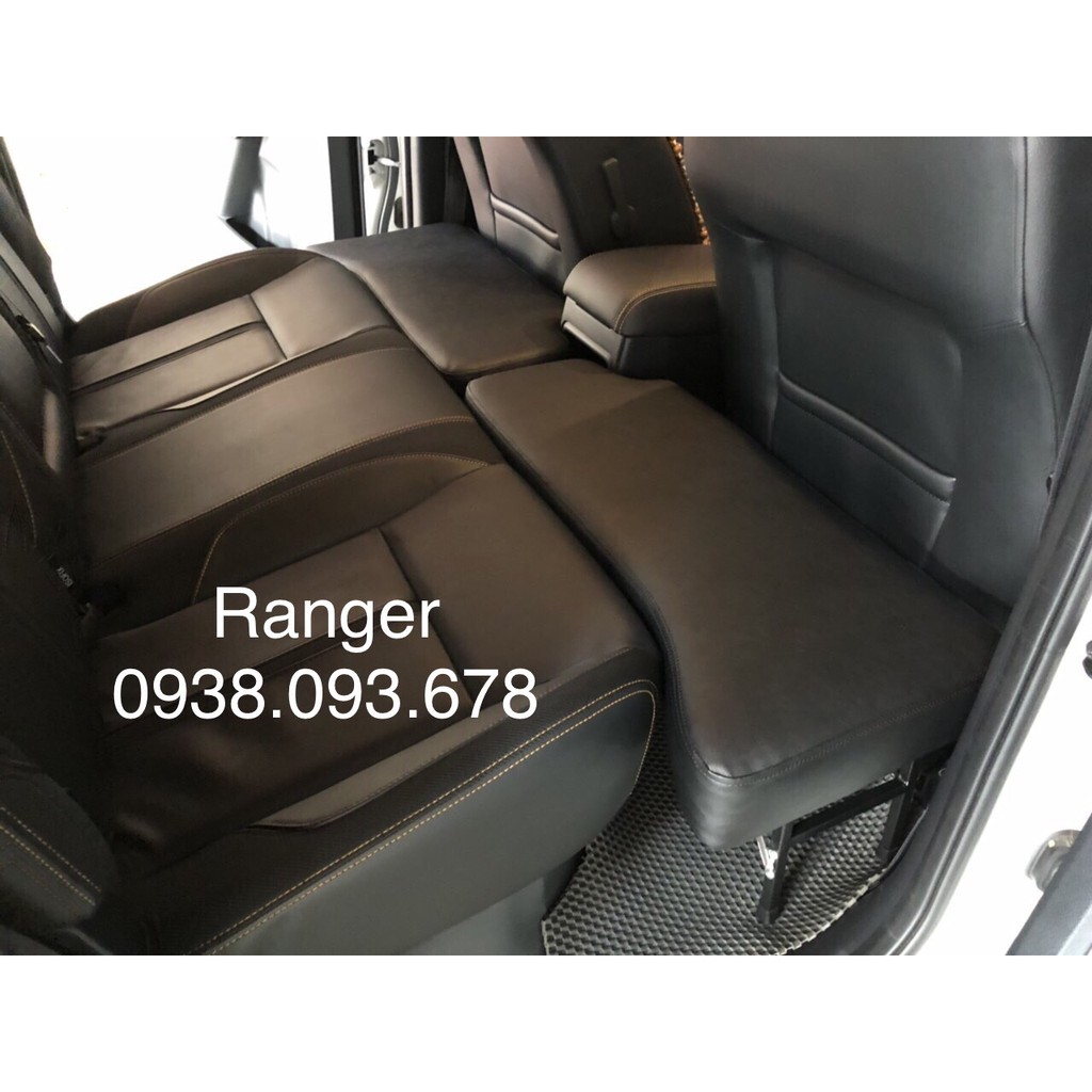 Ghế đệm thay cho đệm hơi xe ô tô Ford Ranger - Tặng kèm túi vải đựng ghế có dây rút tiện lợi