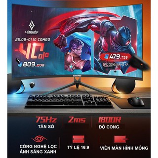 MÀN HÌNH MÁY TÍNH 32 INCH CONG 75HZ LIKE NEW 98%GIÁ TỐT