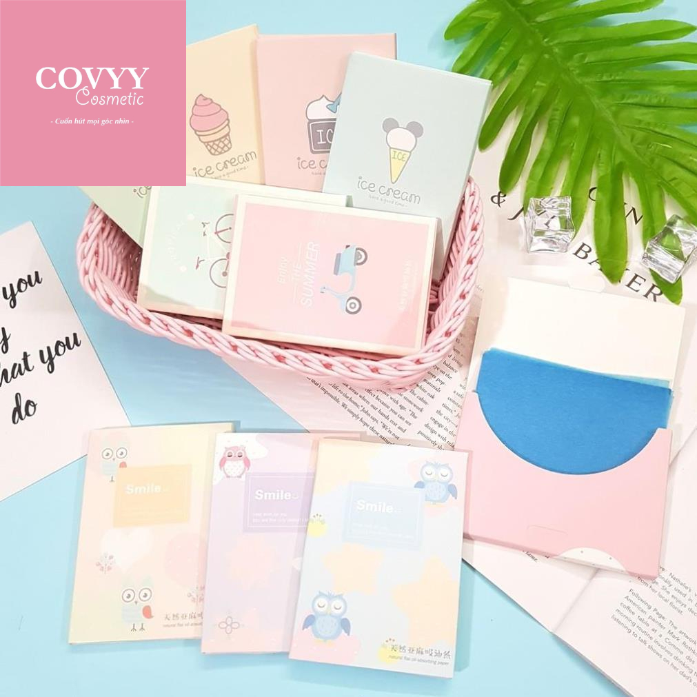 Một Gói 50 Tờ Giấy Thấm Dầu Hàng Nội Địa Trung