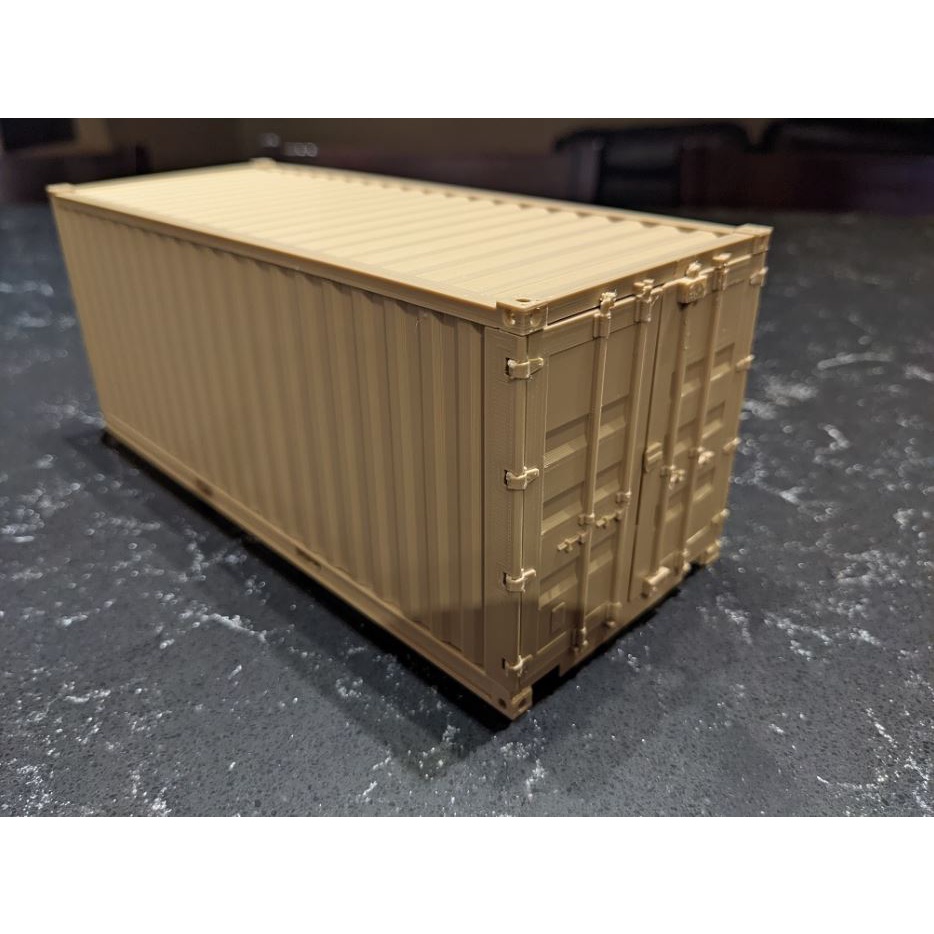 Mô hình thùng Containers 20 Ft tỉ lệ 1/35 - có nhận phóng theo tỉ lệ yêu cầu. Ms30