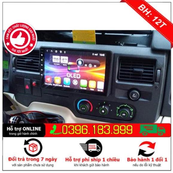 Màn hình lắp sim cho xe TRANSIT,RAM 2G ROM 32G, IPS CHỐNG CHÓI,kính cường lực 2.5D, màn hình dvd android xe ford transit