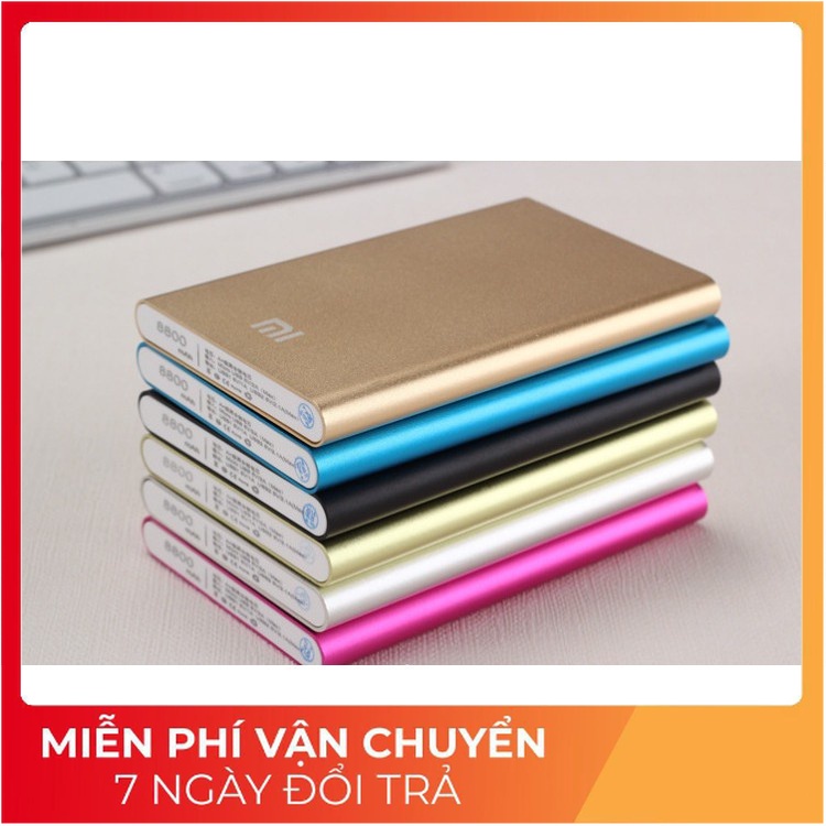 Pin Sạc Dự Phòng Mi Mỏng Vỏ Kim Loại 12000mAh - Dòng pin siêu đẳng - NHỎ GỌN (cao_nhien_thith)