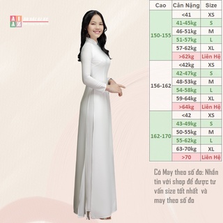 Áo Dài Trắng Học Sinh 4 Tà  HS02