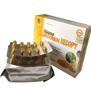[Mua 2 giảm 15%] Nano Curcumin HECOPY (Hộp 6 vỉ mỗi vỉ 10 viên)