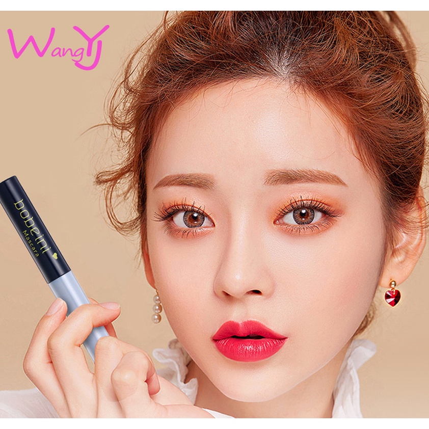 Mascara trang điểm lông mi đầu cọ mịn siêu mịn chống nước lâu trôi không nhòe tự nhiên